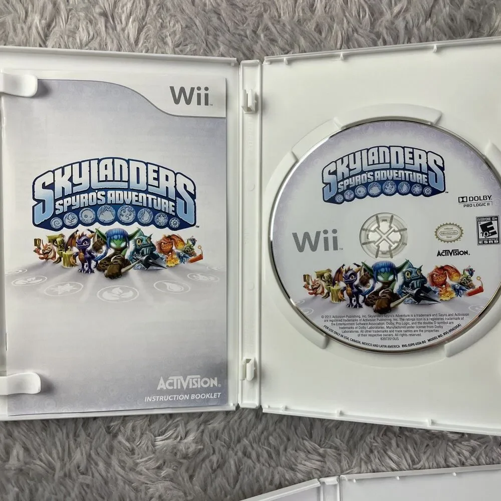 Skylanders Wii Lot Games Portals Figures Trap Team SuperChargers Spyros Adventur